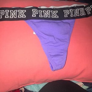 Pink vs purple thong logo band